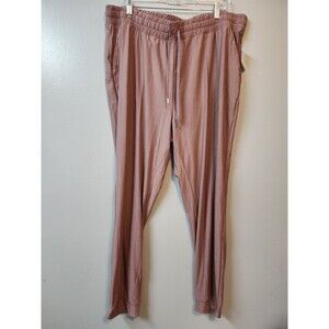 Old Navy Womens XL Pink High-Waisted Cloud 94 Soft Ankle Jogger Pants NWT